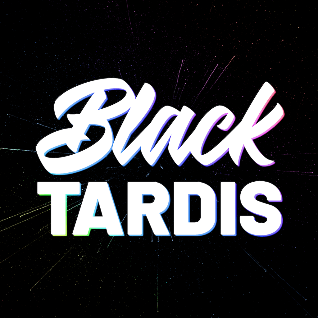 Black TARDIS Logo